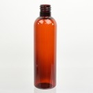 4 oz 20/415 Cosmo Round Amber PET Bottle