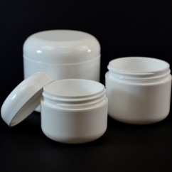 Double Wall Round Base Plastic Jars