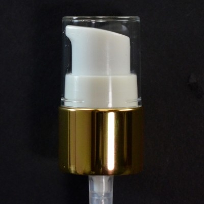 20/410 Treatment Pump Shiny Gold/White/Clear Hood