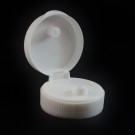 38/400 Ribbed White Snaptop Dispensing PP Cap