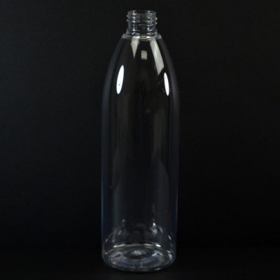 16 oz 24/410 Evolution Round Clear PET Bottle