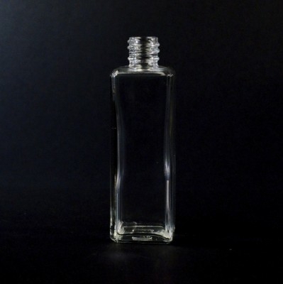 2 oz 18/415 Nancy Square Clear Glass Bottle