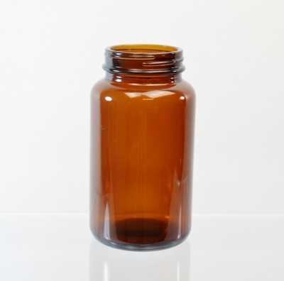 300CC 53/400 Amber Glass Nutritional Supplement Packer