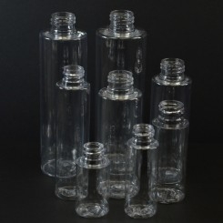 Cylinder Round Clear PET Bottles