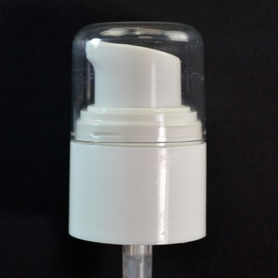 24/410 Treatment Pump White with Clear Hood