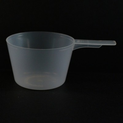 94 cc Plastic Measuring Scoop Natural Short Handle