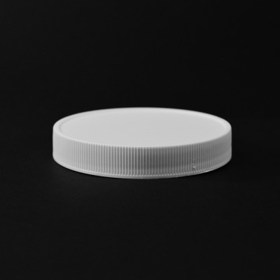 83/400 White Ribbed Straight PP Cap / F217 Liner - 500/Case