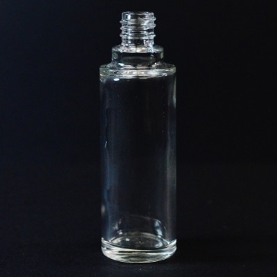 30 ml E4 Ronde Cylinder Clear Glass Bottle