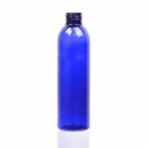 6 oz 24/410 Cosmo Round Cobalt PET Bottle