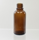 30 ml Euro Dropper 18-DIN Amber Glass Bottle