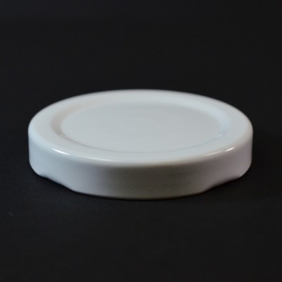 53/2020 Regular Twist Open with Button White Metal Cap / Plastisol Liner