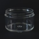 3 oz 70/400 Clear Thick Wall Straight Base PS Jar