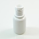 1/4 oz 15/415 Boston Round White LDPE Bottle