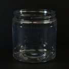 8 oz 70/400 Wide Mouth Clear PET Jar