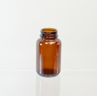 120CC 38/400 Amber Glass Nutritional Supplement Packer