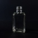 50 ml 20/415 Rectangular Clear Glass Bottle