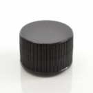 28/410 Black Ribbed Straight PP Cap / F217 Liner