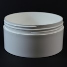 16 oz 120/400 White Thick Wall Straight Base PP Jar