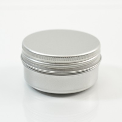 30 ML Aluminum Metal Straight Base Jar