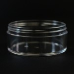 1.5 oz Heavy Wall Low Profile Clear PETG Jar