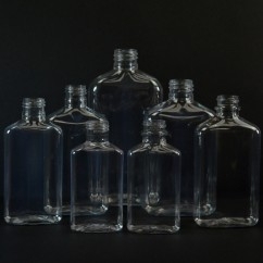 Metric Oblong Plastic Bottles