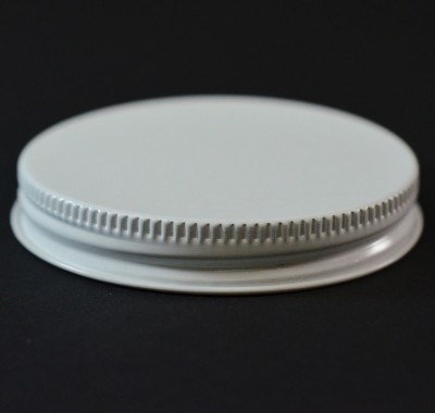 63/400 White-White Metal Cap