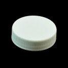 38/400 White Ribbed Straight PP Cap / PS Liner