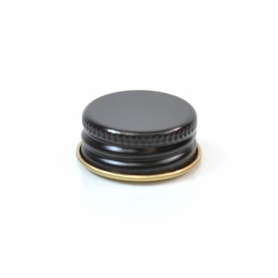 24/400 CT Black Gold Metal Continuous Thread Caps