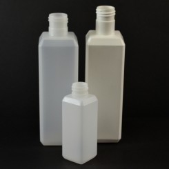 Beveled Plastic Bottles