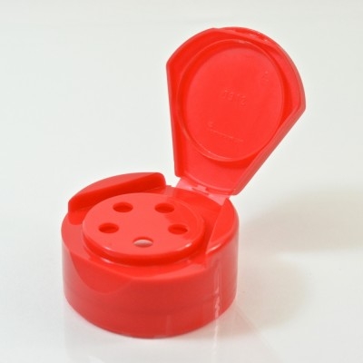 43/485 Smooth Red Flap Mate Dispensing PP Cap .200 