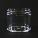 2 OZ 53/400 Thick Wall Straight Base Clear PS Jar - 280/Case
