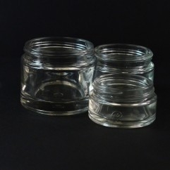 Straight Base Glass Jars