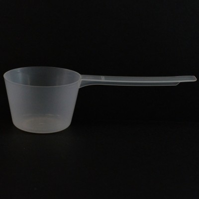 0.33 cc Plastic Measuring Scoop Natural Long Handle