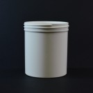 16 oz 89/400 Regular Wall Straight Base White PP Jar
