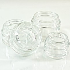 Straight Base Glass Jars