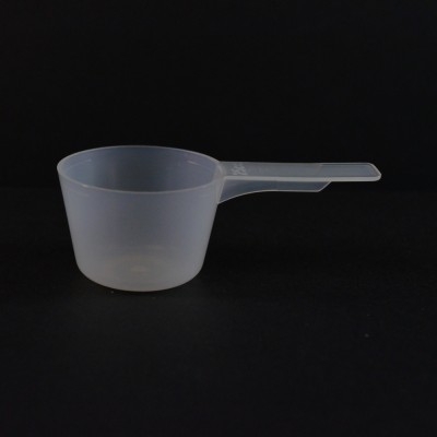 25 cc Plastic Measuring Scoop Natural Short Handle 3.147 X 1.647 X 1.098