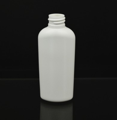 4 oz 20/410 Classic Oval White HDPE Bottle