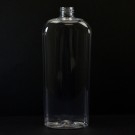 16 oz 24/410 Classic Oval Clear PET Bottle