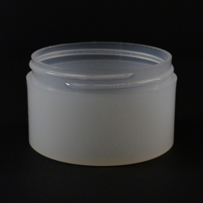 3 oz 70/400 Natural Thick Wall Straight Base PP Jar