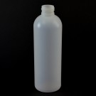 8 OZ 24/410 Royalty Round Natural HDPE Bottle - 500/case