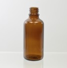 50 ml Euro Dropper 18-DIN Amber Glass Bottle