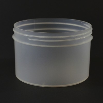 24 oz 120/400 Regular Wall Straight Base Natural PP Jar