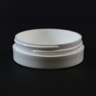 1 OZ 70/400 Thick Wall Straight Base White PP Jar - 420/Case