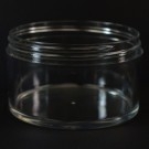 12 oz 100/400 Heavy Wall Low Profile Clear PETG Jar