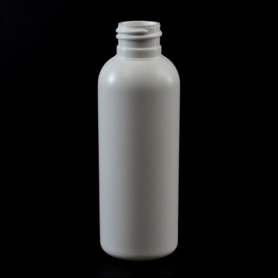 4 oz 20/410 Royalty Round White HDPE Bottle