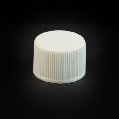 20/410 White Ribbed Straight PP Cap / F217 Liner