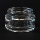 30 ML 48/400 Minerva Clear Glass Jar - 140/case