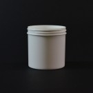 6 oz 70/400 Regular Wall Straight Base White PP Jar