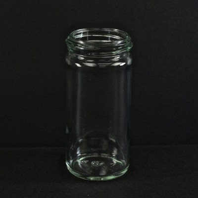 NMS 4 Ounce Glass Tall Straight Sided Spice/Canning Paragon Jars - Case of  12 - With 48mm Gold Lids