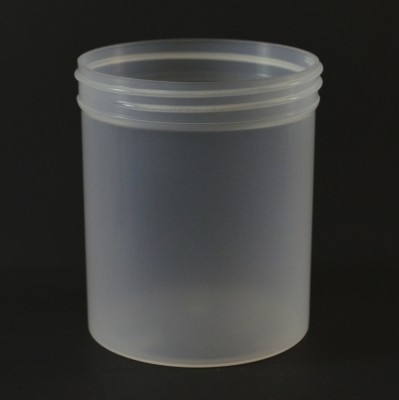 16 oz 89/400 Regular Wall Straight Base Natural PP Jar